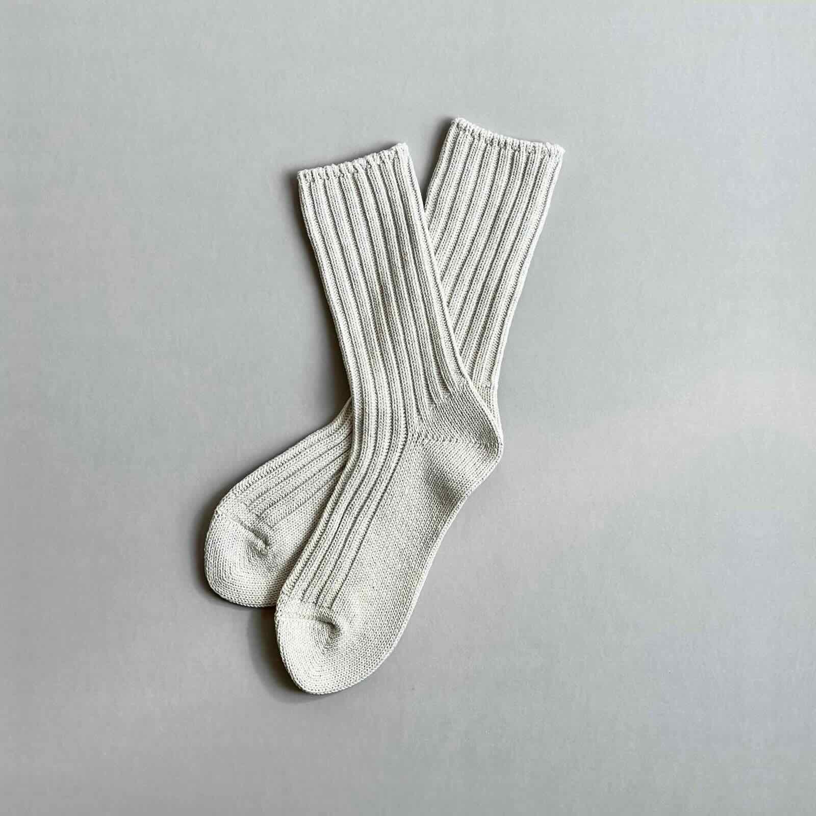 White crew socks