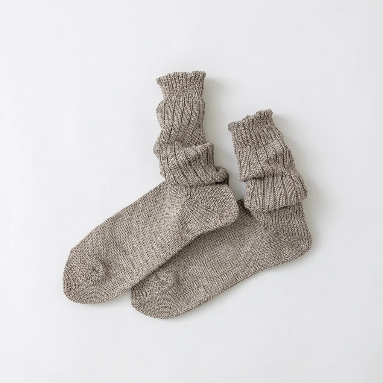 Hemp crew sock grey