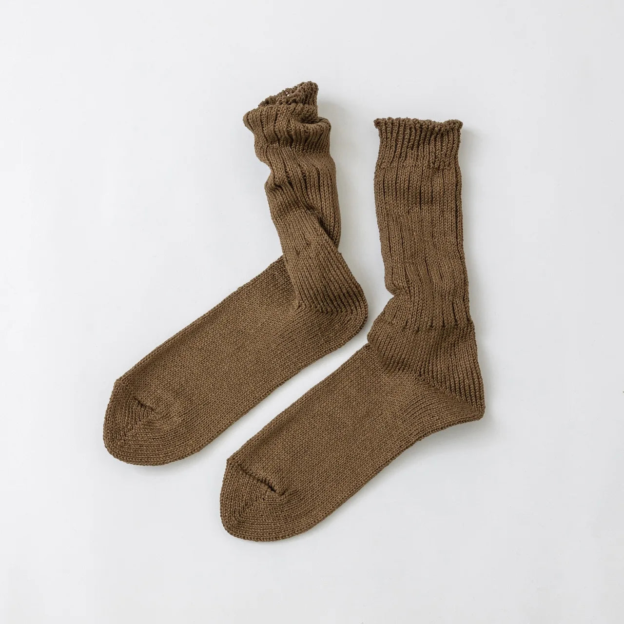 Hemp crew sock khaki