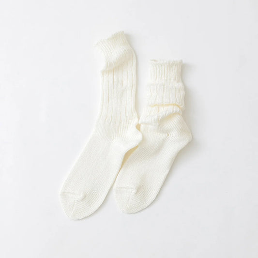 Hemp crew sock white