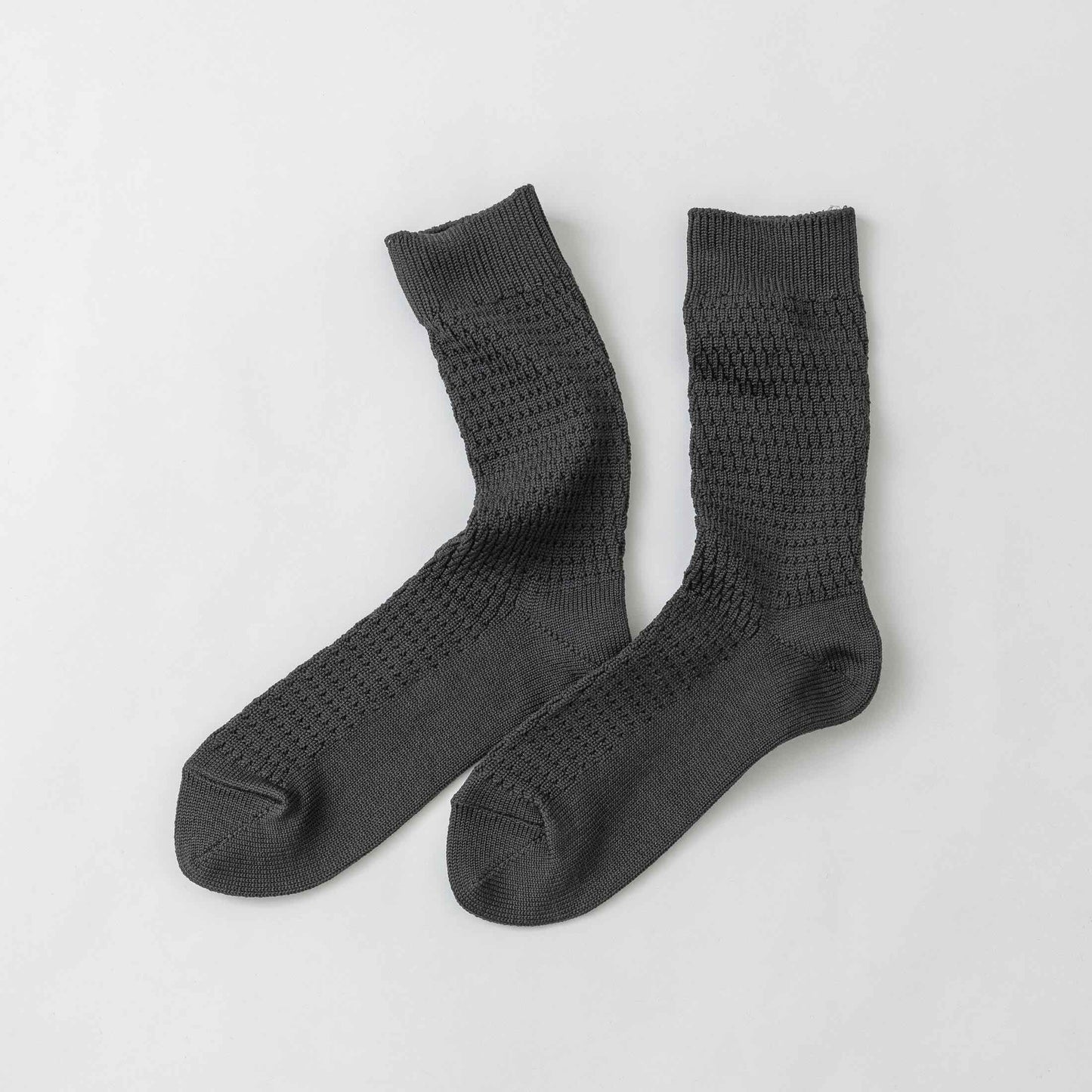 Forest green silk socks