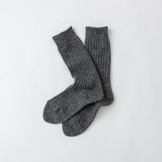 Wool boot socks charcoal grey